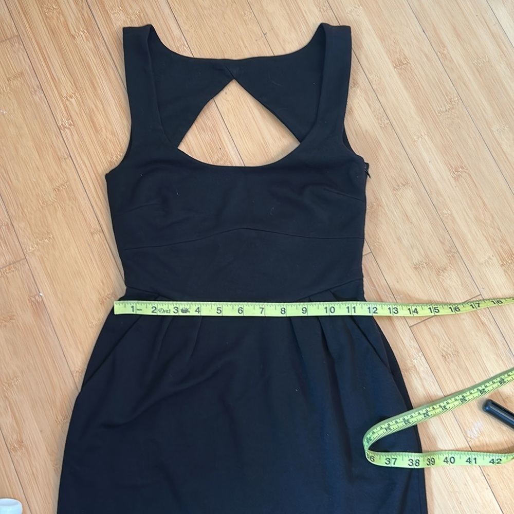 Jack BB Dakota Black Ponte Mini Dress with Pockets size Women’s XS, LBD - Picture 7 of 8